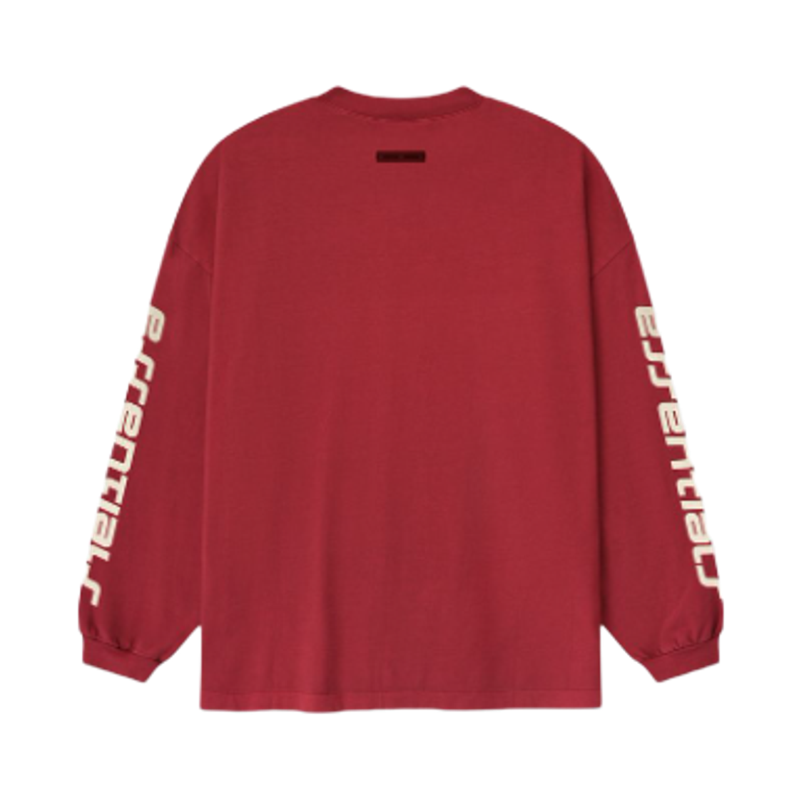 에센셜 90's 롱슬리브 티셔츠 크림슨 - 25FW(Essentials 90's Long Sleeve T-Shirt Crimson - 25FW) - 2