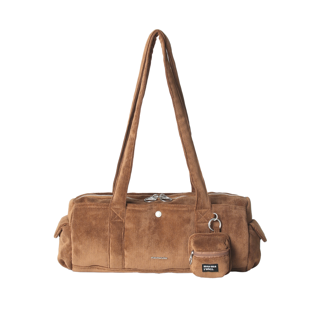 TBRLBCDCM Masmarulez  Pouch Set Tubby Roll Bag Corduroy Camel