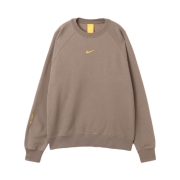 Nike x Drake Nocta Fleece CS Crew Olive Grey Yellow Ochre - Asia