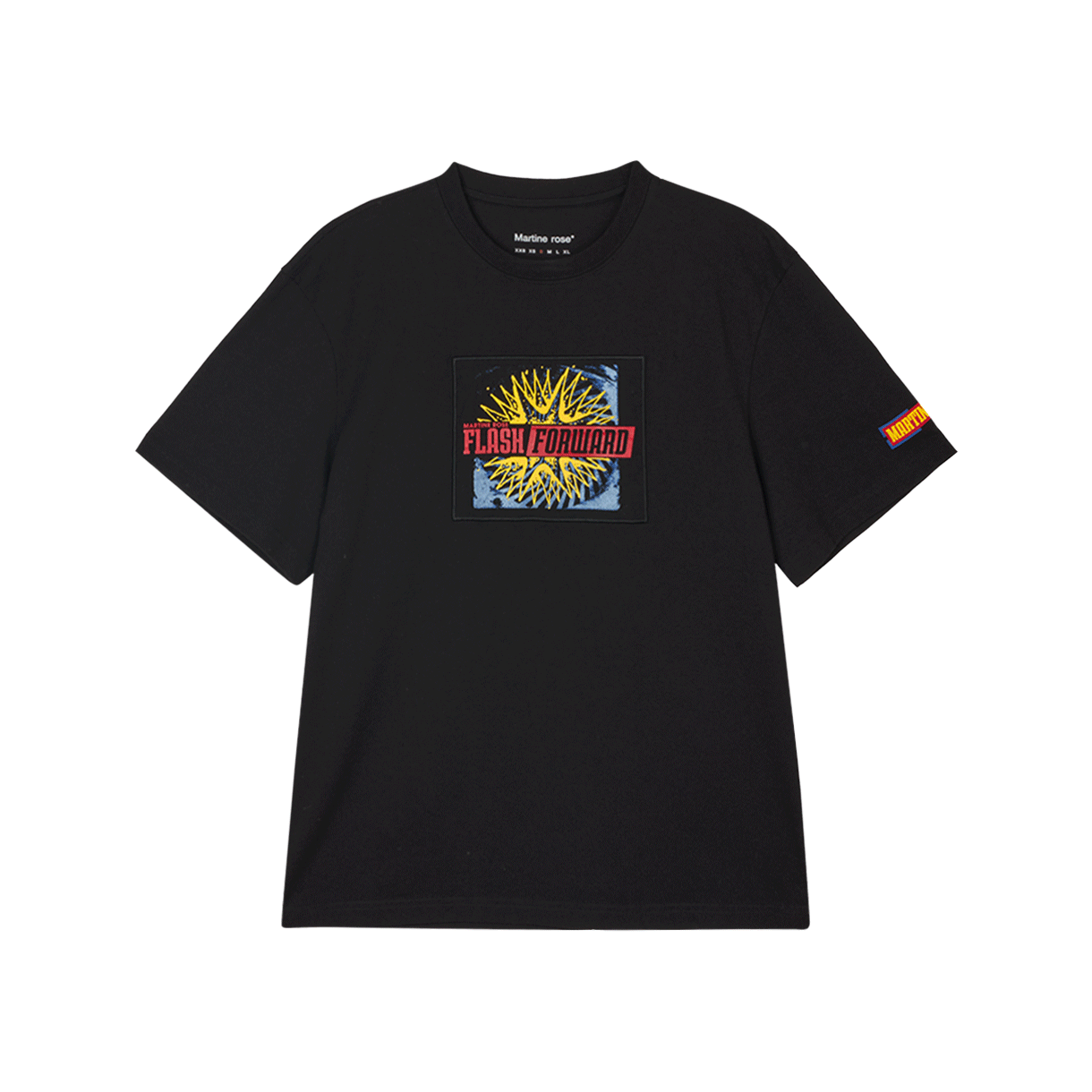 마틴 로즈 클래식 티셔츠 블랙 플래쉬 포워드 - 25FW(Martine Rose Classic T-Shirt Black Flash Forward - 25FW)