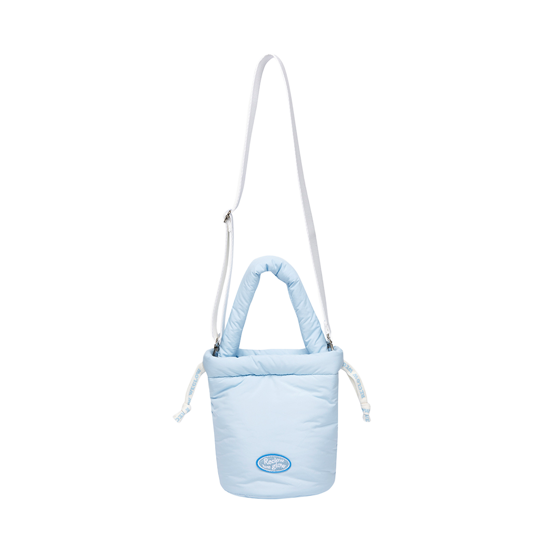 리끌로우 멜로우 패딩 백 스카이 블루(RECLOW Mellow Padding Bag Sky Blue)