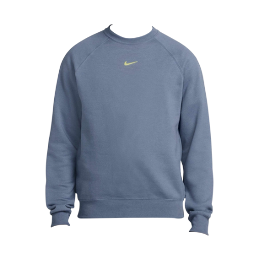 FN8160-491 Nike x Drake Nocta Fleece CS Crew Diffused Blue Citron Tint - US/EU