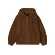 SONGZIO ZZERO Fleece Panther Hood Zip Up Brown