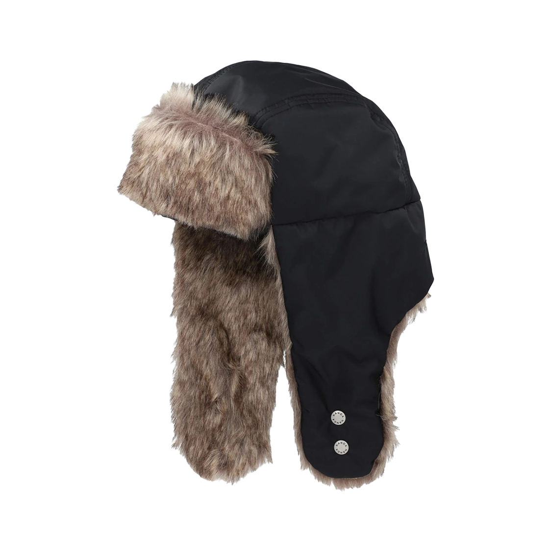 난가 오로라 텍스 퍼 플라이트 캡 블랙 - 25FW(Nanga Aurora Tex Fur Flight Cap Black - 25FW)