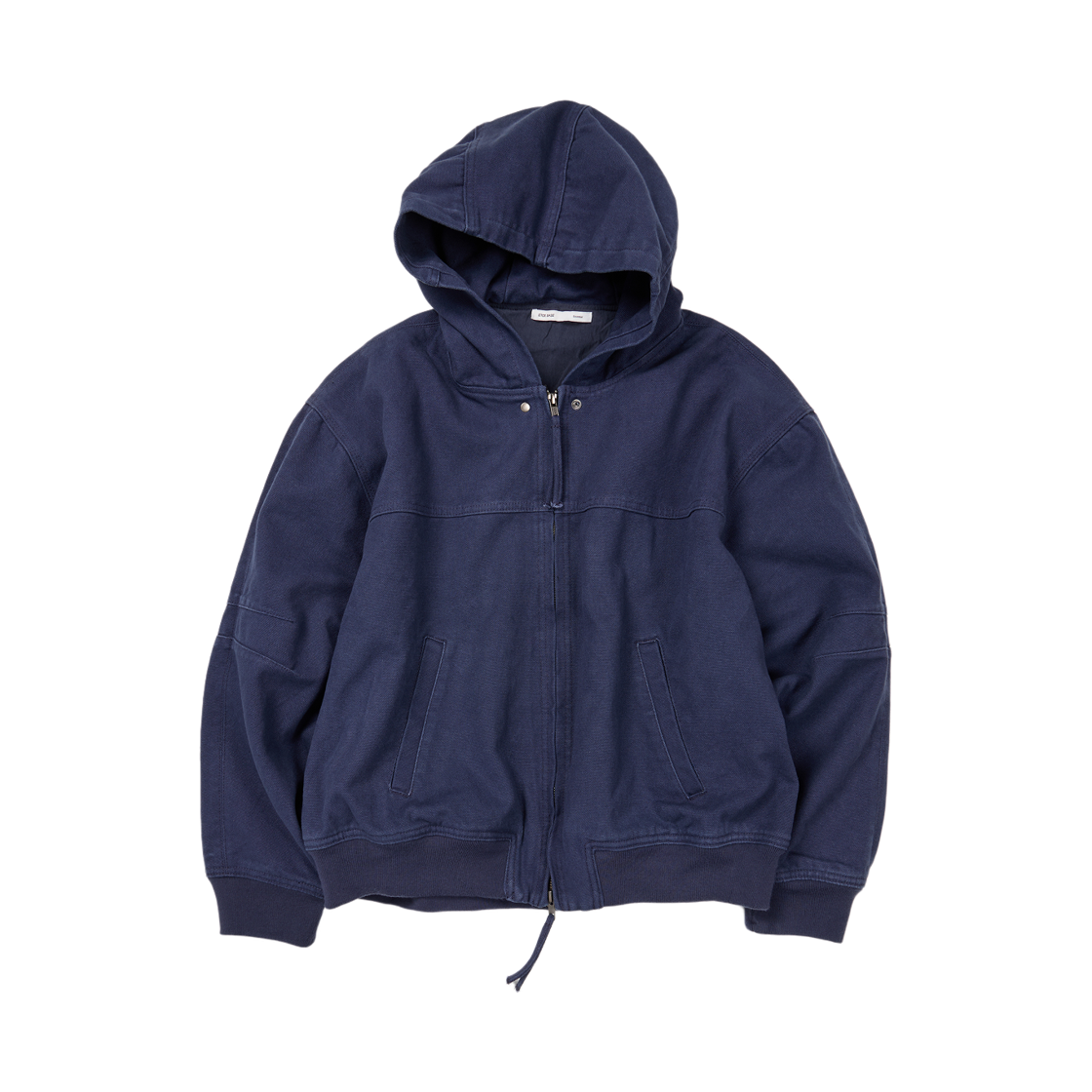 [트리플적립] 이티씨이 베이스 빈티지 후드 워크 자켓 블루([트리플적립] ETCE Base Vintage Hood Work Jacket Blue)