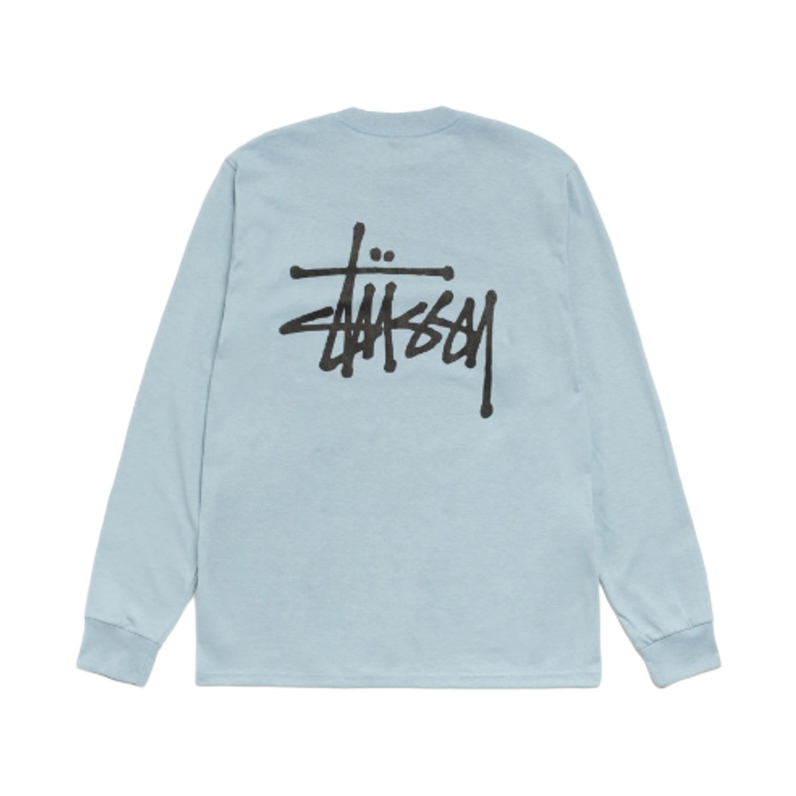 스투시 베이직 스투시 롱슬리브 티셔츠 슬레이트(Stussy Basic Stussy LS T-Shirt Slate)