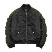 [더블적립]Farfromwhat Far Backline Contrast Bomber