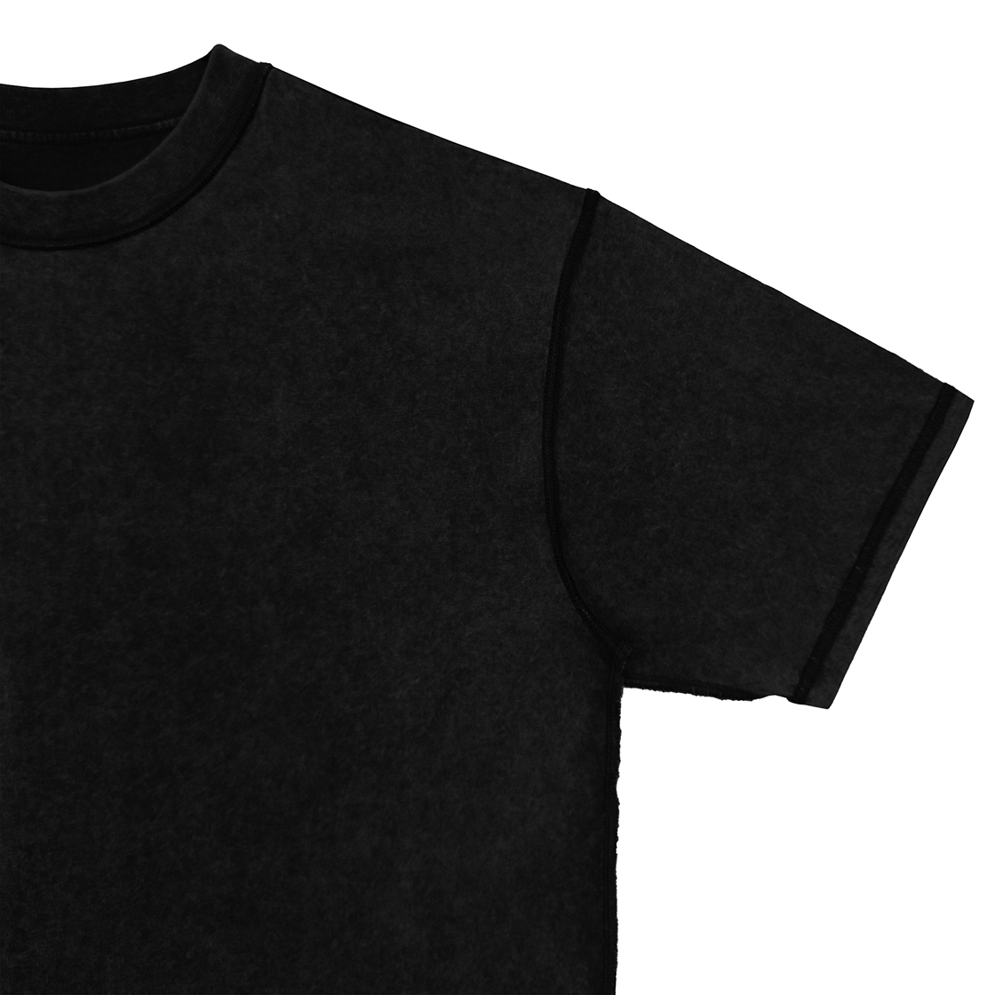 에러앤와이씨 임프린트 프로스트 티셔츠 검정(ERROR NYC Imprint Frost T shirts Black) - 3