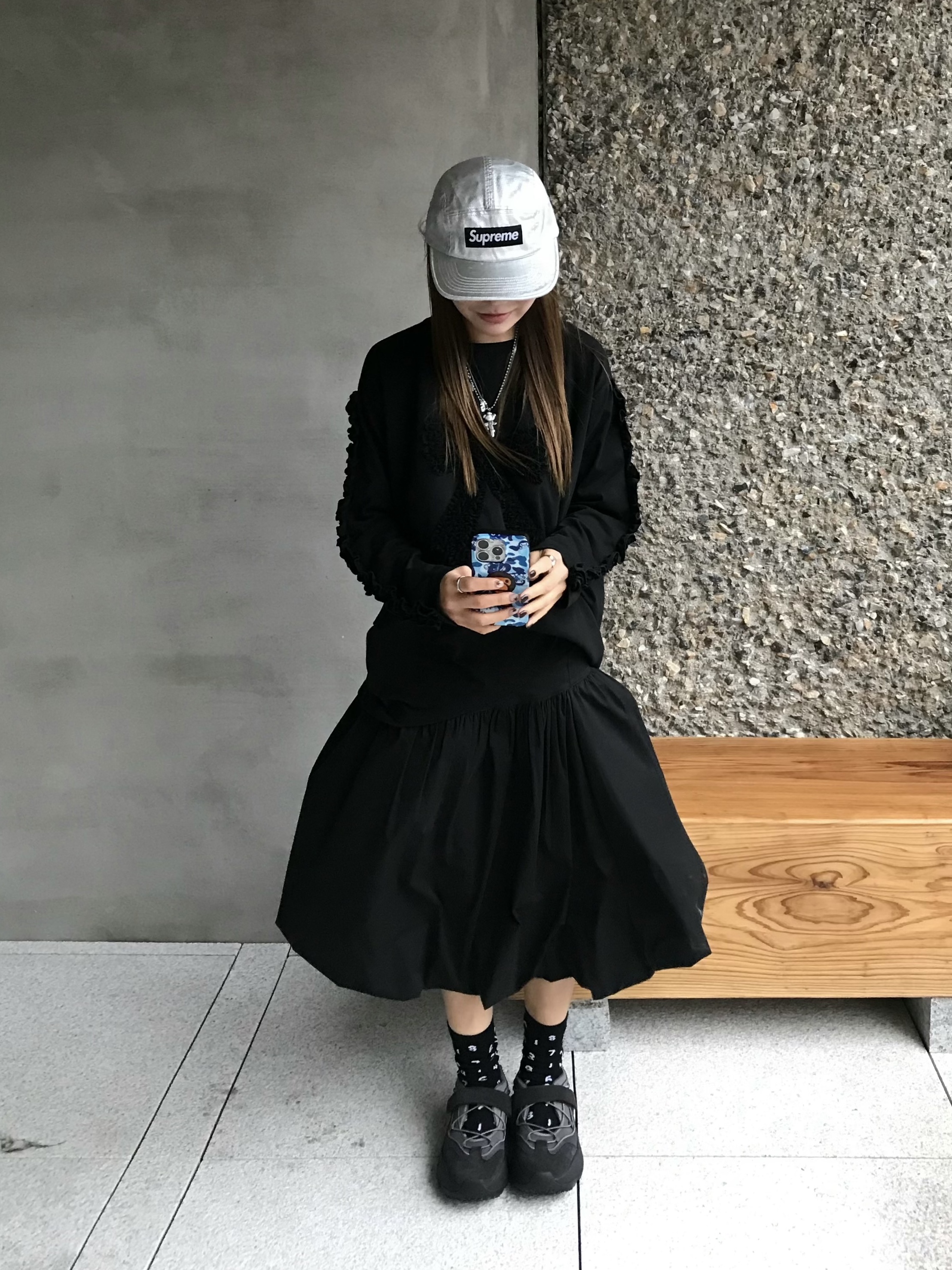 (W) Rockfishweatherwear Bryn Velcro Sneakers Dark Grey, Heaven by Marc Jacobs Friendship Necklace Set Silver Ox (Set of 2) 착용 스타일
