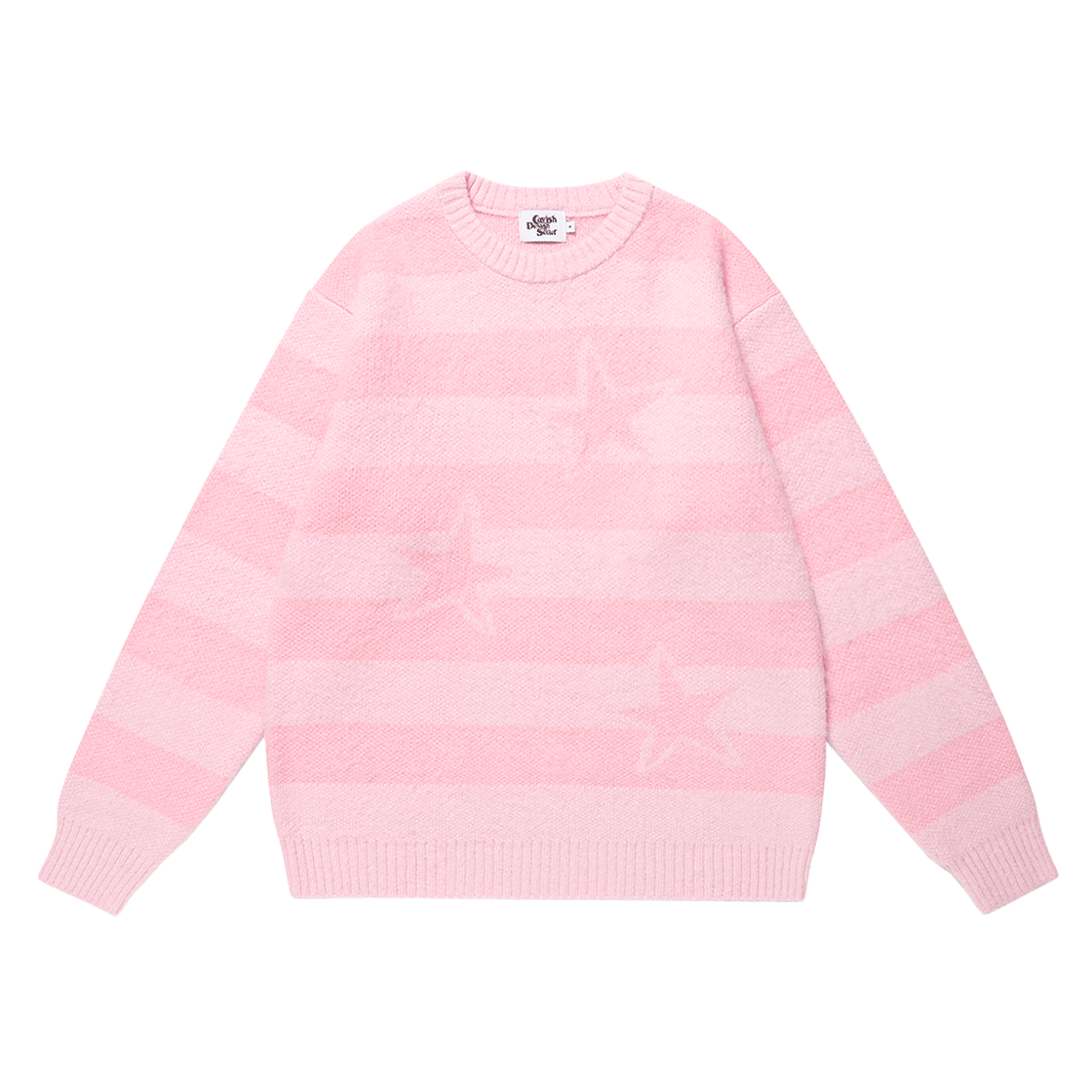 CV2FFUK600APK CAVISH Brushed Star Knit Sweater Pink