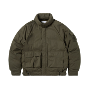 Thisisneverthat Multi Pocket Down Jacket Olive Brown