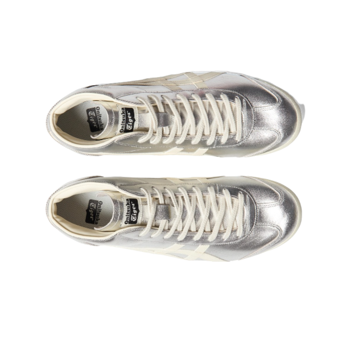 오니츠카 타이거 멕시코 미드 러너 실버 크림(Onitsuka Tiger Mexico Mid Runner Silver Cream) - 2