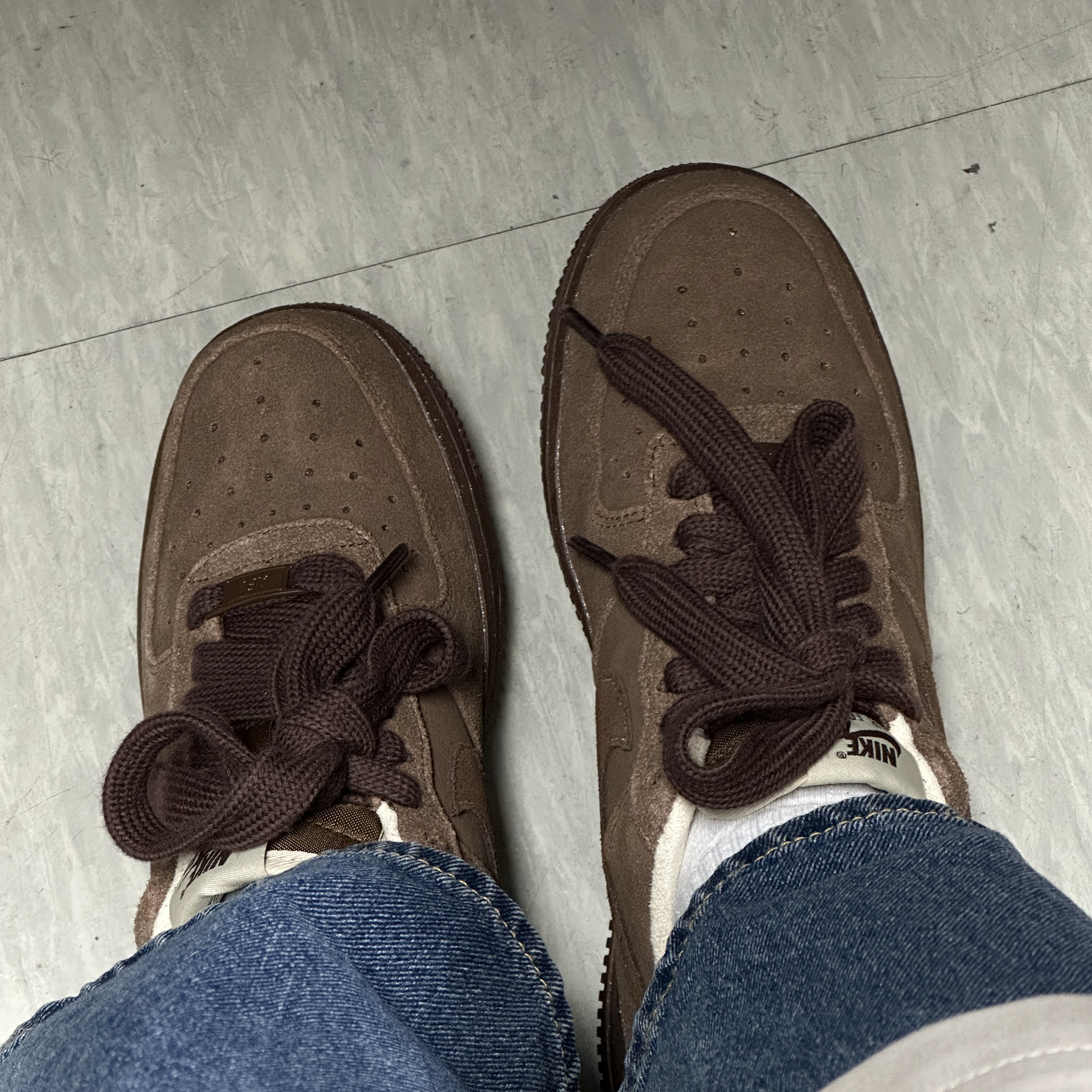 (W) Nike Air Force 1 '07 Cacao Wow 착용 스타일