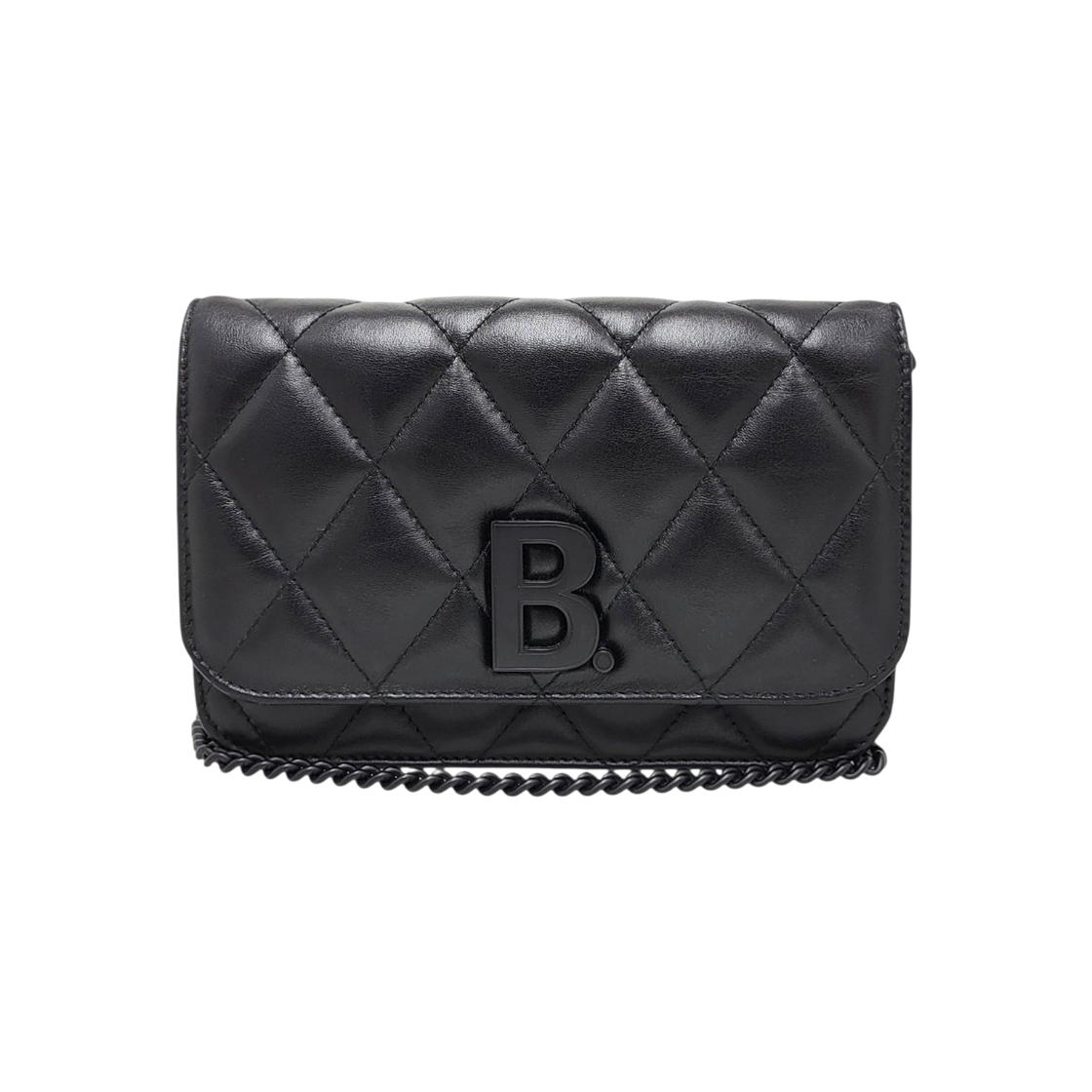 발렌시아가 593615 B 로고 퀄팅 체인 미니 크로스백(Balenciaga B Logo Quilted Mini Chain Crossbody Bag)