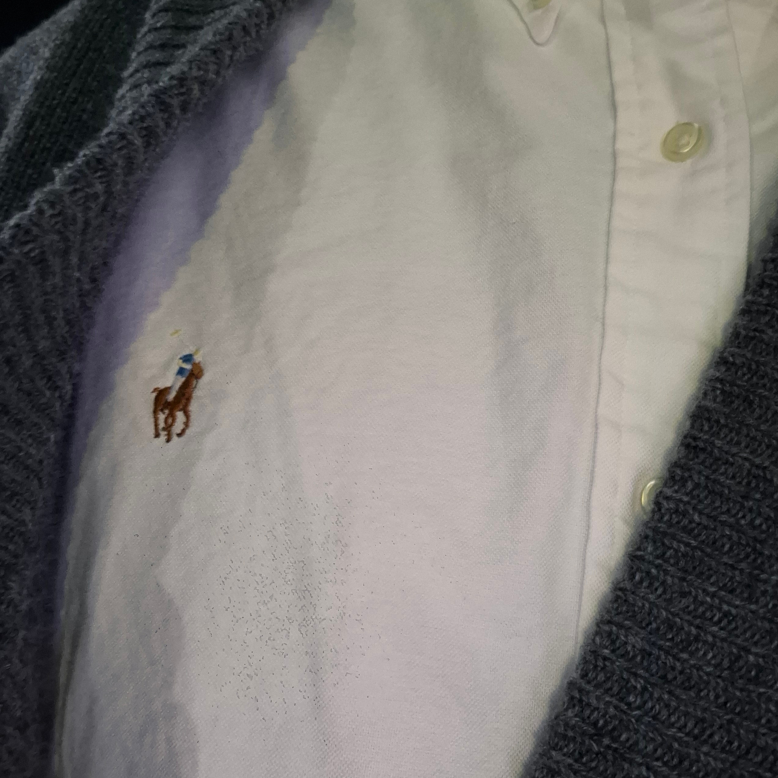 Polo Ralph Lauren Custom Fit Oxford Shirt White 착용 스타일