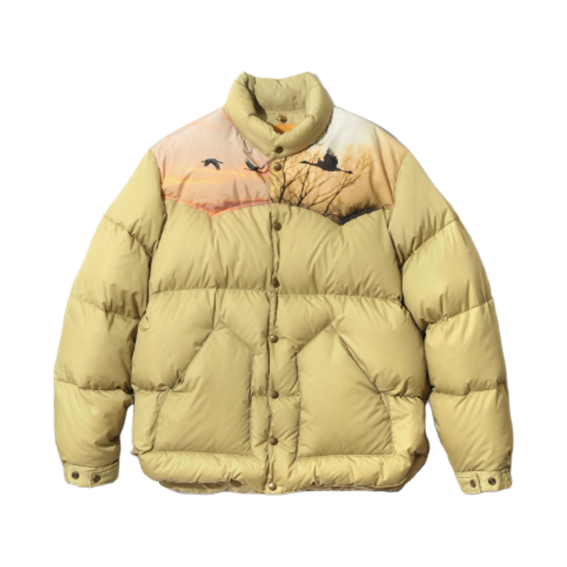 니들스 x 로키 마운틴 페더베드 다운 자켓 베이지(Needles x Rocky Mountain Featherbed Down Jacket Beige) - 1