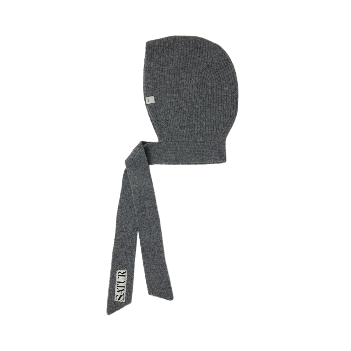 세터 우먼 니트 바라클라바 멜란지 그레이