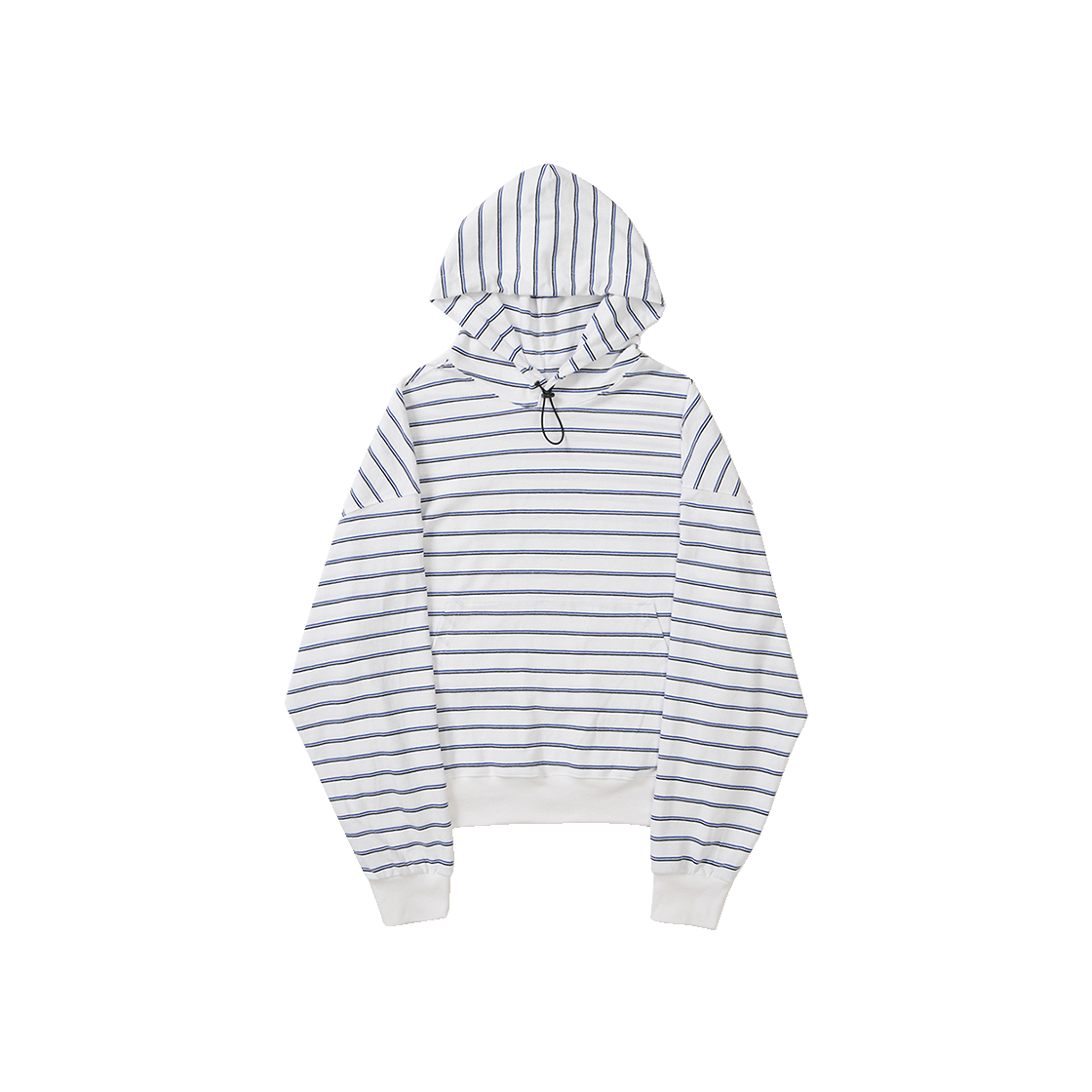 사일런트실러블 멀티 스트라이프드 와플 후디 화이트(SILENTSYLLABLE Multi Striped Waffle Hoodie White) - 1