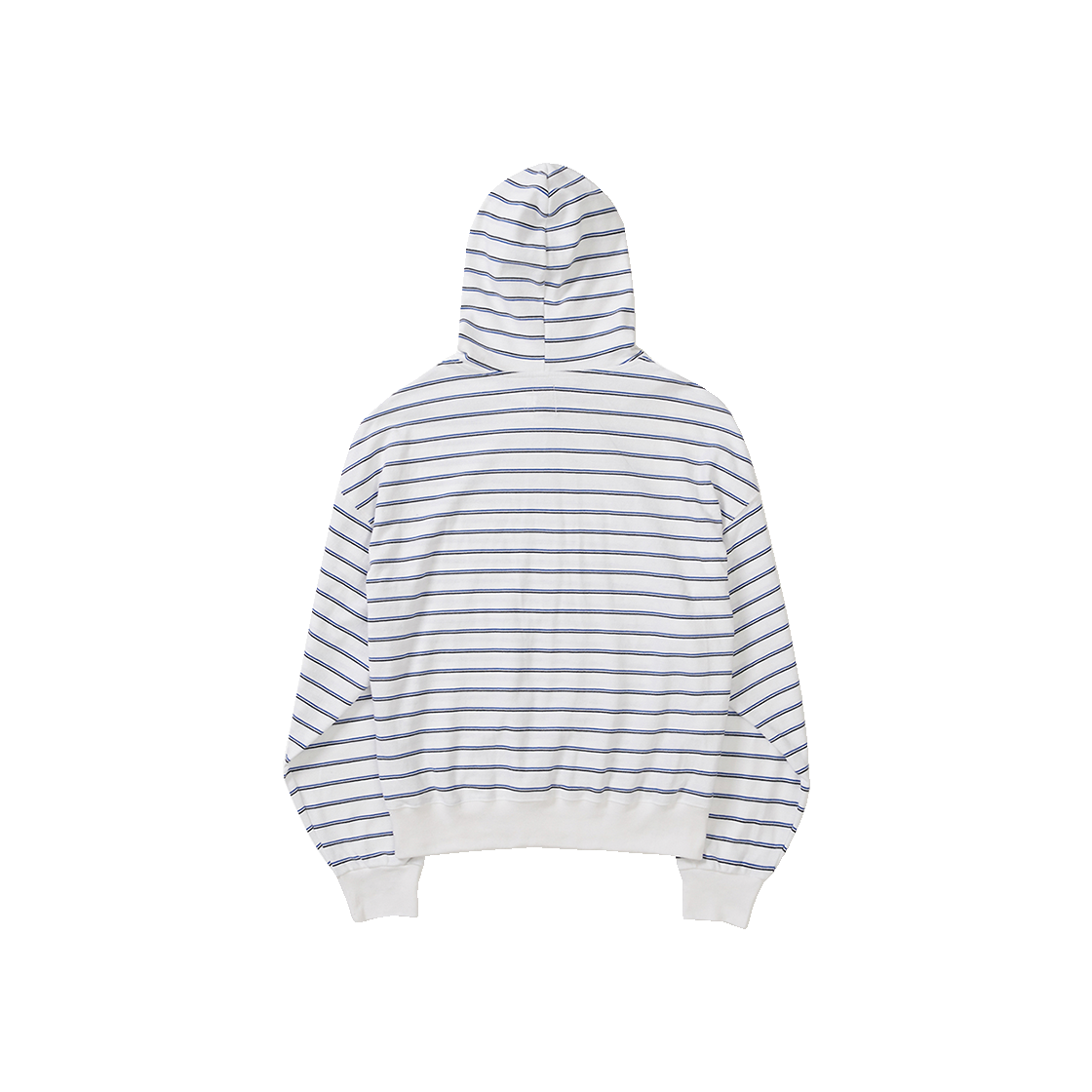사일런트실러블 멀티 스트라이프드 와플 후디 화이트(SILENTSYLLABLE Multi Striped Waffle Hoodie White) - 2