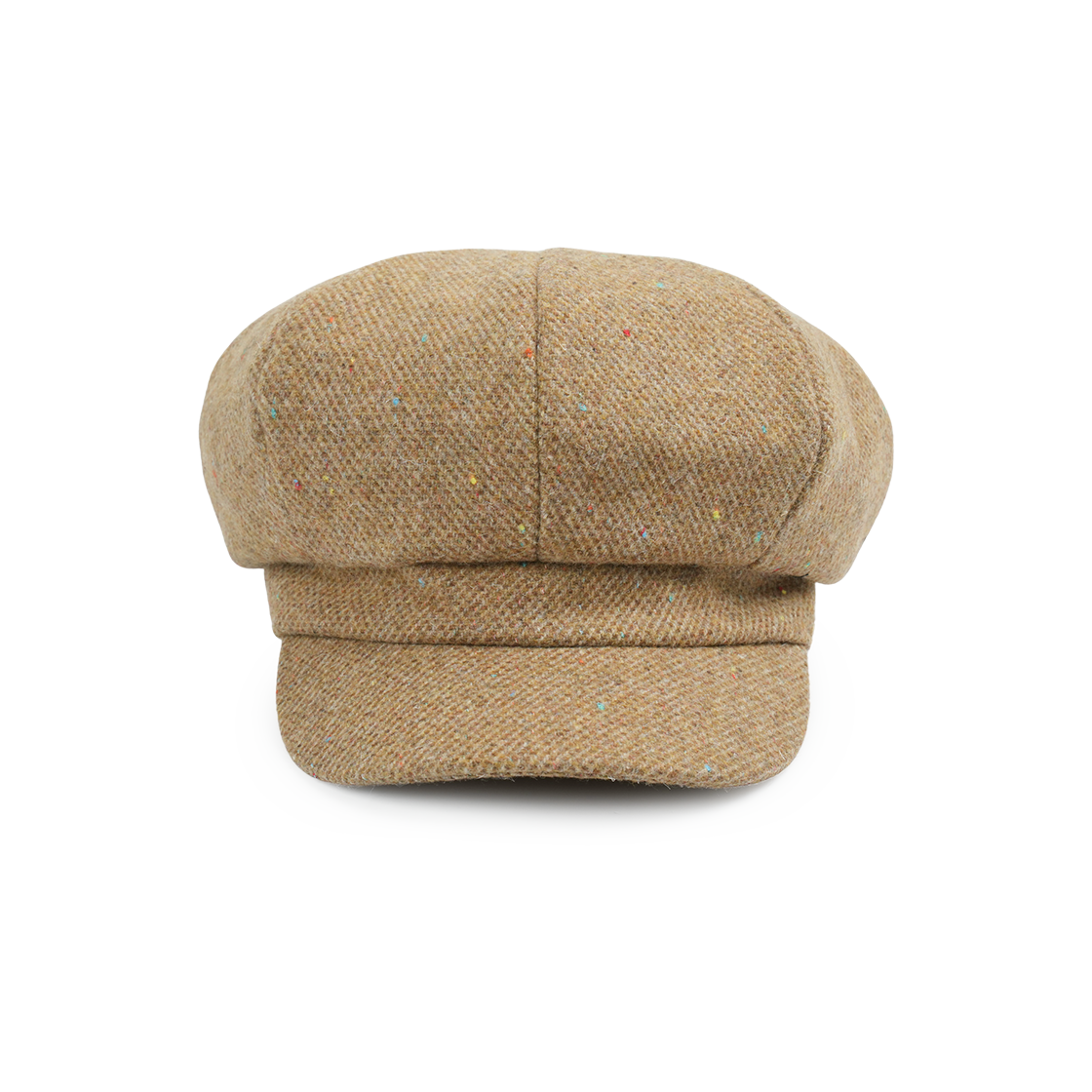 P0000BFL Greenbutter Wool Neps Newsboy Cap Camel