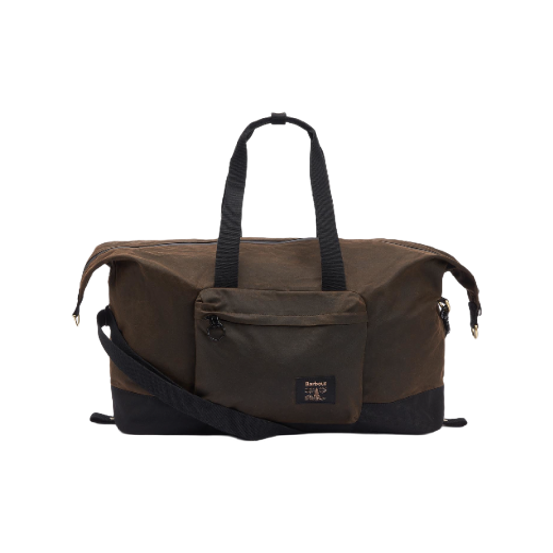 UBA0715OL71 Barbour Field Waxed Holdall Olive Black