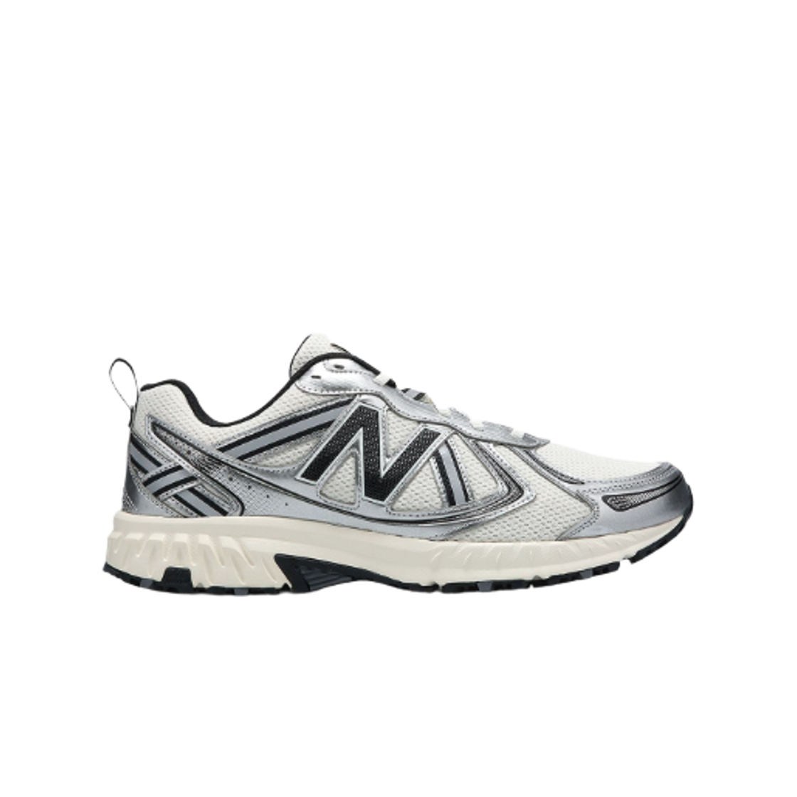뉴발란스 410v5 실버 블랙 그래픽 - 2E 와이드(New Balance 410v5 Silver Black Graphic - 2E Wide)