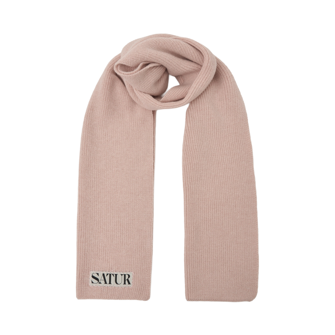 세터 베로나 니트 머플러 라이트 핑크