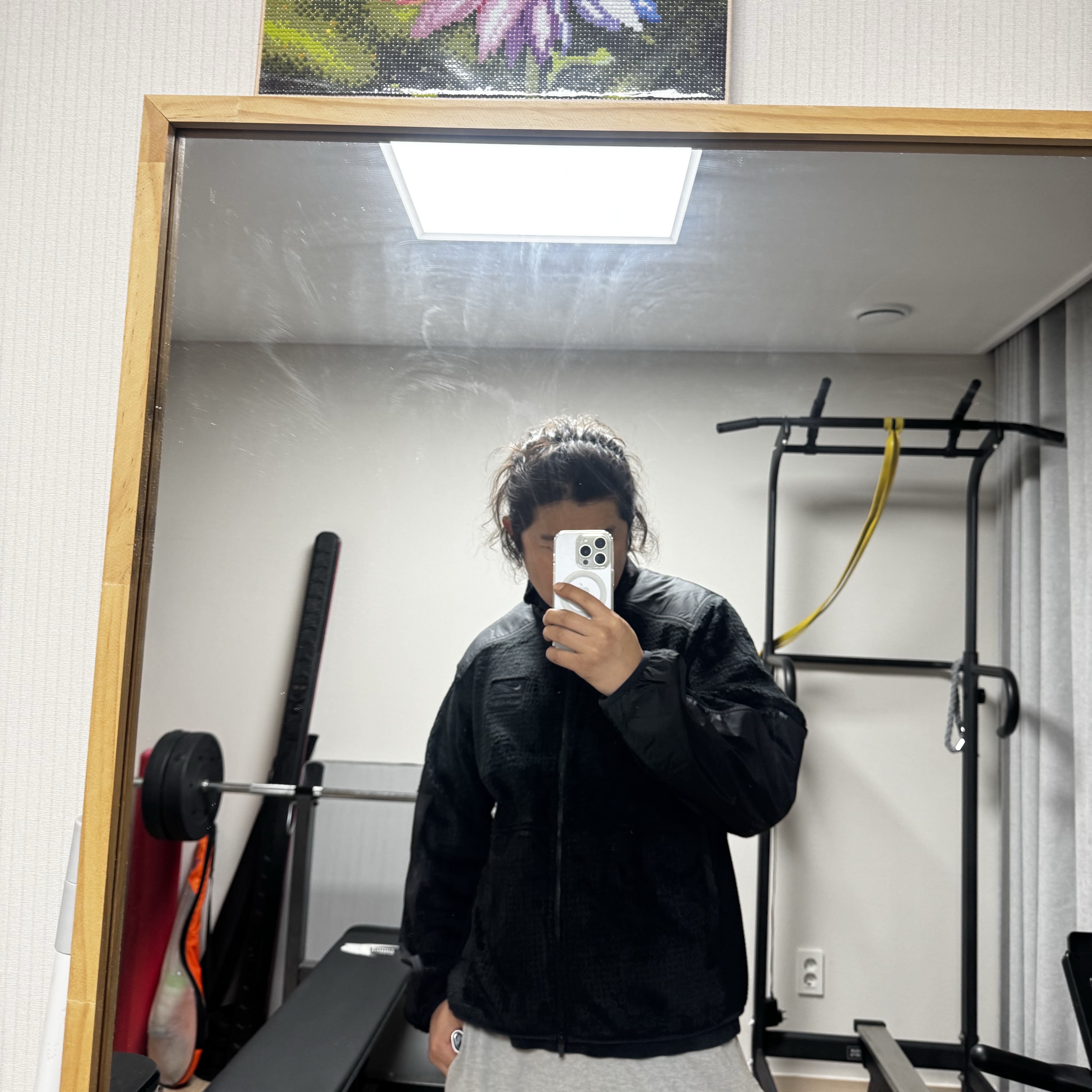 Nike x Stussy Full Zip Fleece Black (HQ8524-010) 착용 스타일