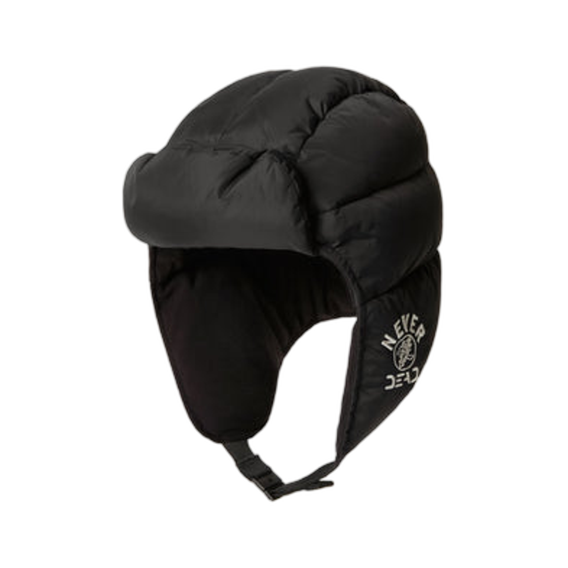 디스이즈네버댓 x 그레이트풀 데드 퍼퍼 다운 트루퍼 햇 오프 블랙(Thisisneverthat x Grateful Dead Puffer Down Trooper Hat Off Black) - 1