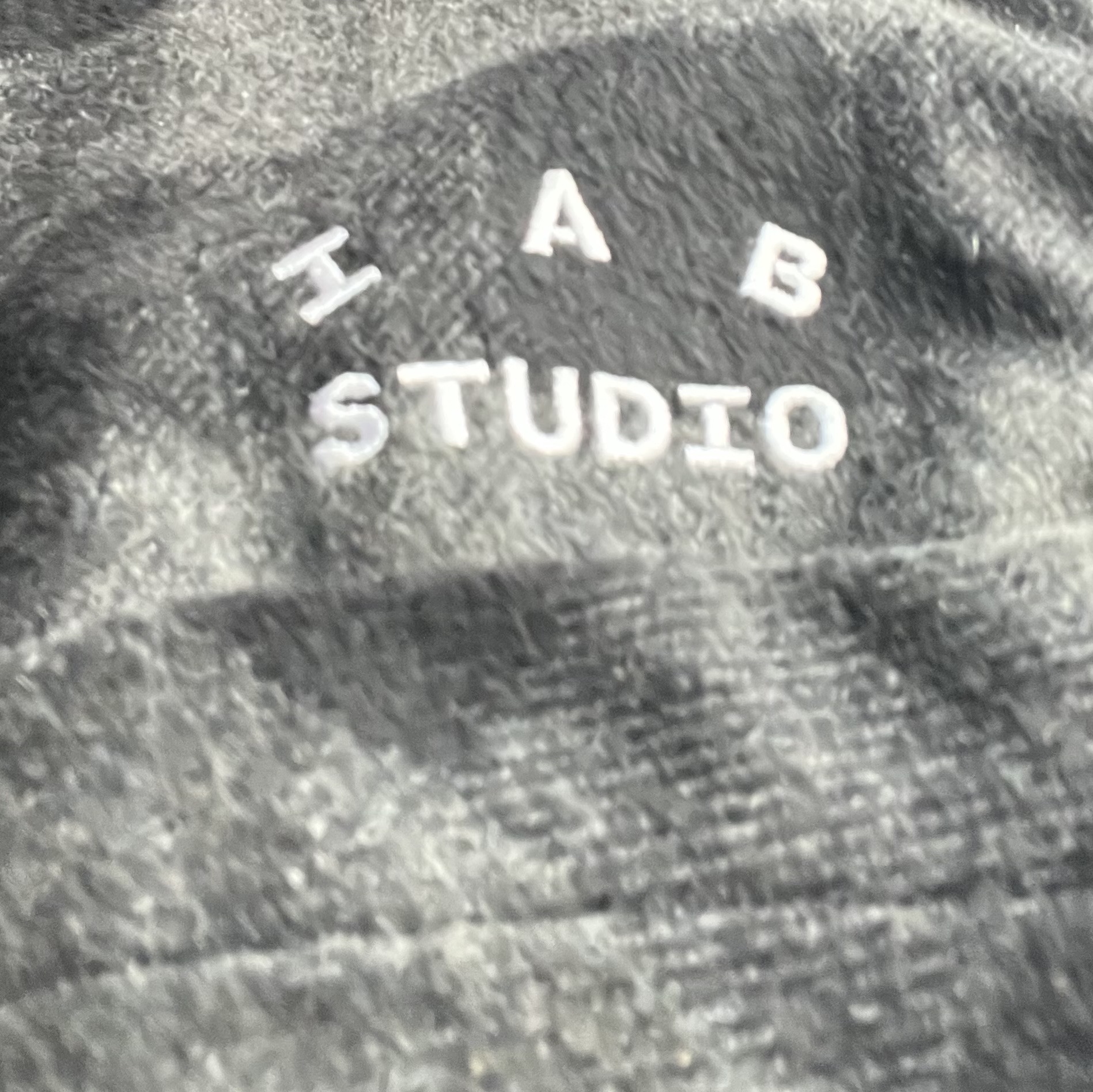 IAB Studio Gingham Check Shirt Black White 착용 스타일