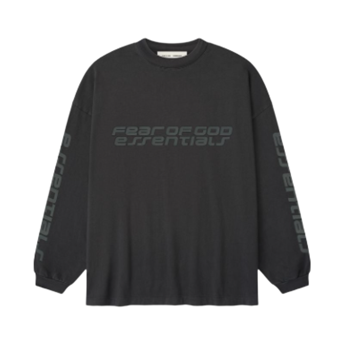 - Essentials 90's Long Sleeve T-Shirt Vintage Black - 25FW