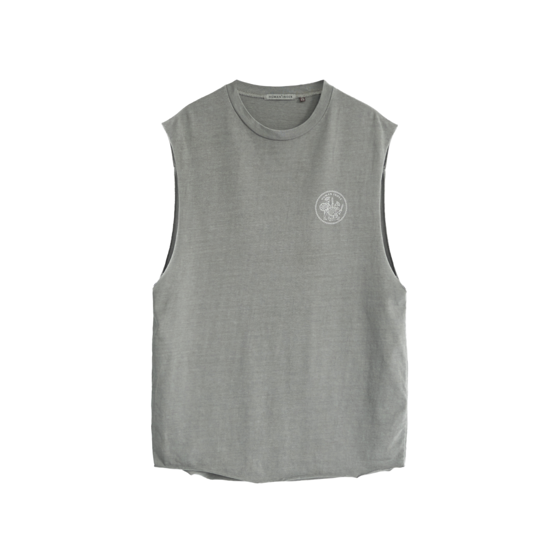 HM5LTS8017AD Polyteru Human Index Human Sleeveless Gray Beige