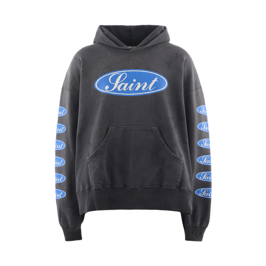 HR1-0000-053 Saint Mxxxxxx Hoodie Love Among Black - 25AW