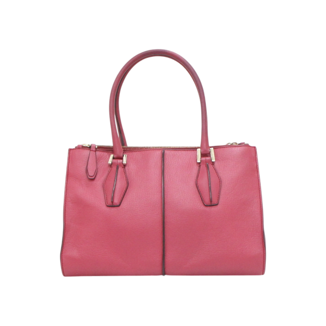 ITIUOKODEUTP Tod's Red Purple Leather Tote Bag