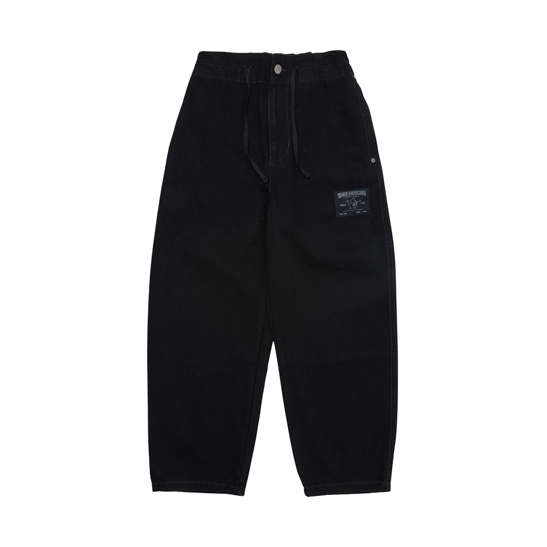 트루릴리젼 더블 포켓 와이드 데님 팬츠_워시드 블랙(True Religion Double Pocket Wide Denim Pants_Washed Black)