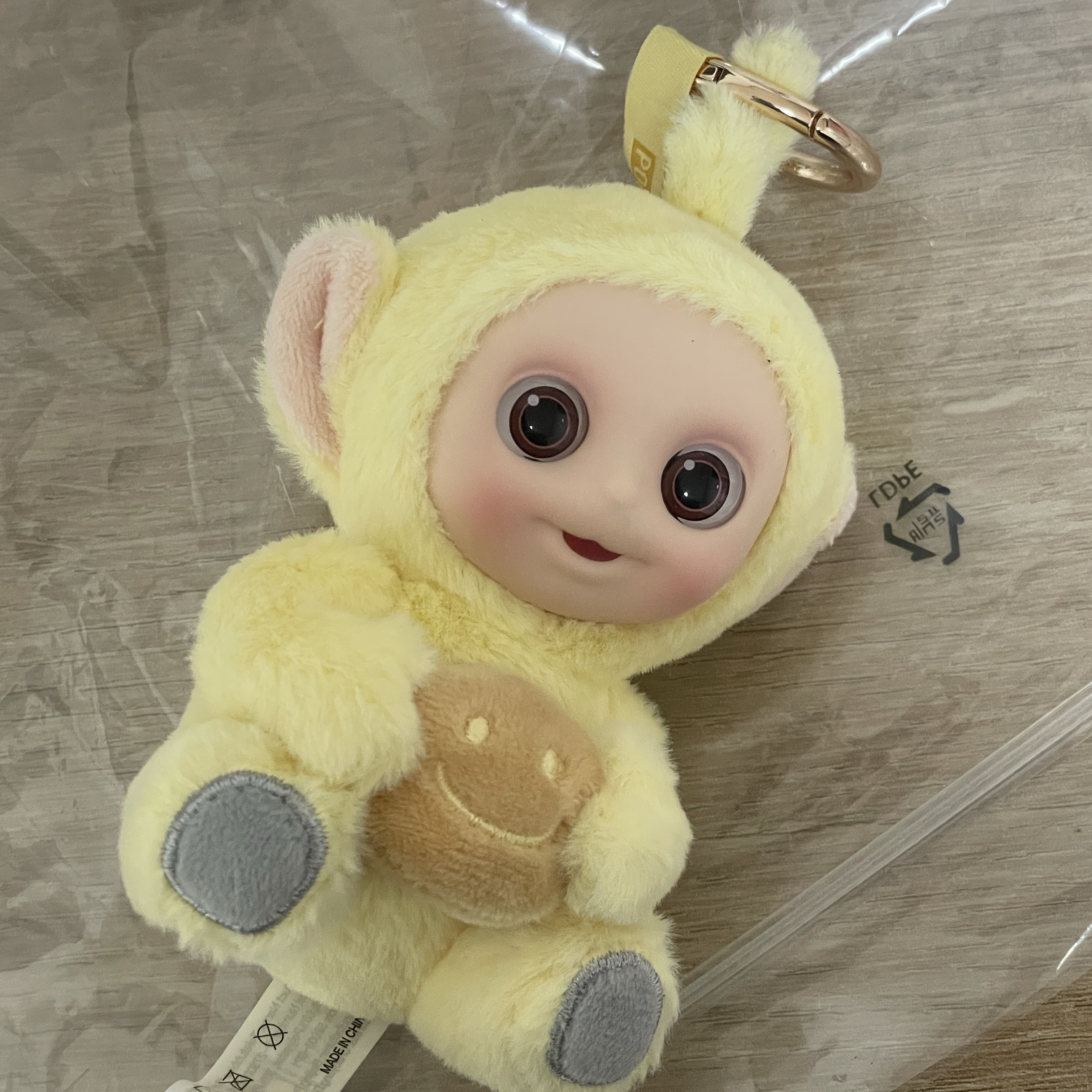 Pop Mart Teletubbies Say Hello Series Figures Sealed Case Laa Laa's Cheese Toast (Opened Case) 착용 스타일