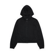 Mudule Lounge Hoodie Zip Up Black