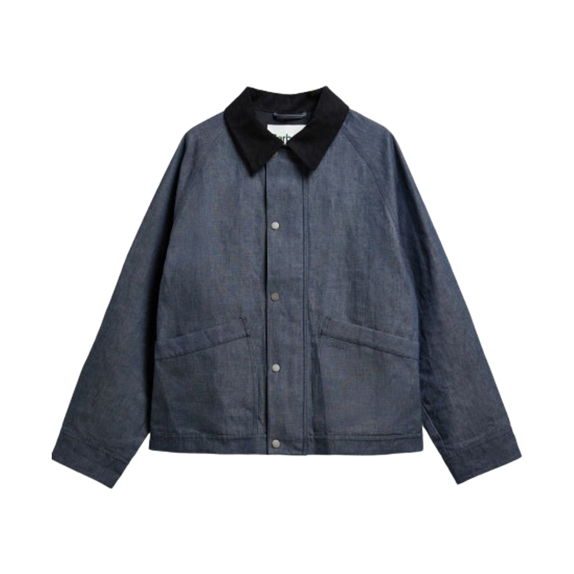 바버 x 아르켓 베불 드라이 왁스 데님 자켓 블루 데님(Barbour x Arket Bebul Dry Wax Denim Jacket Blue Denim)