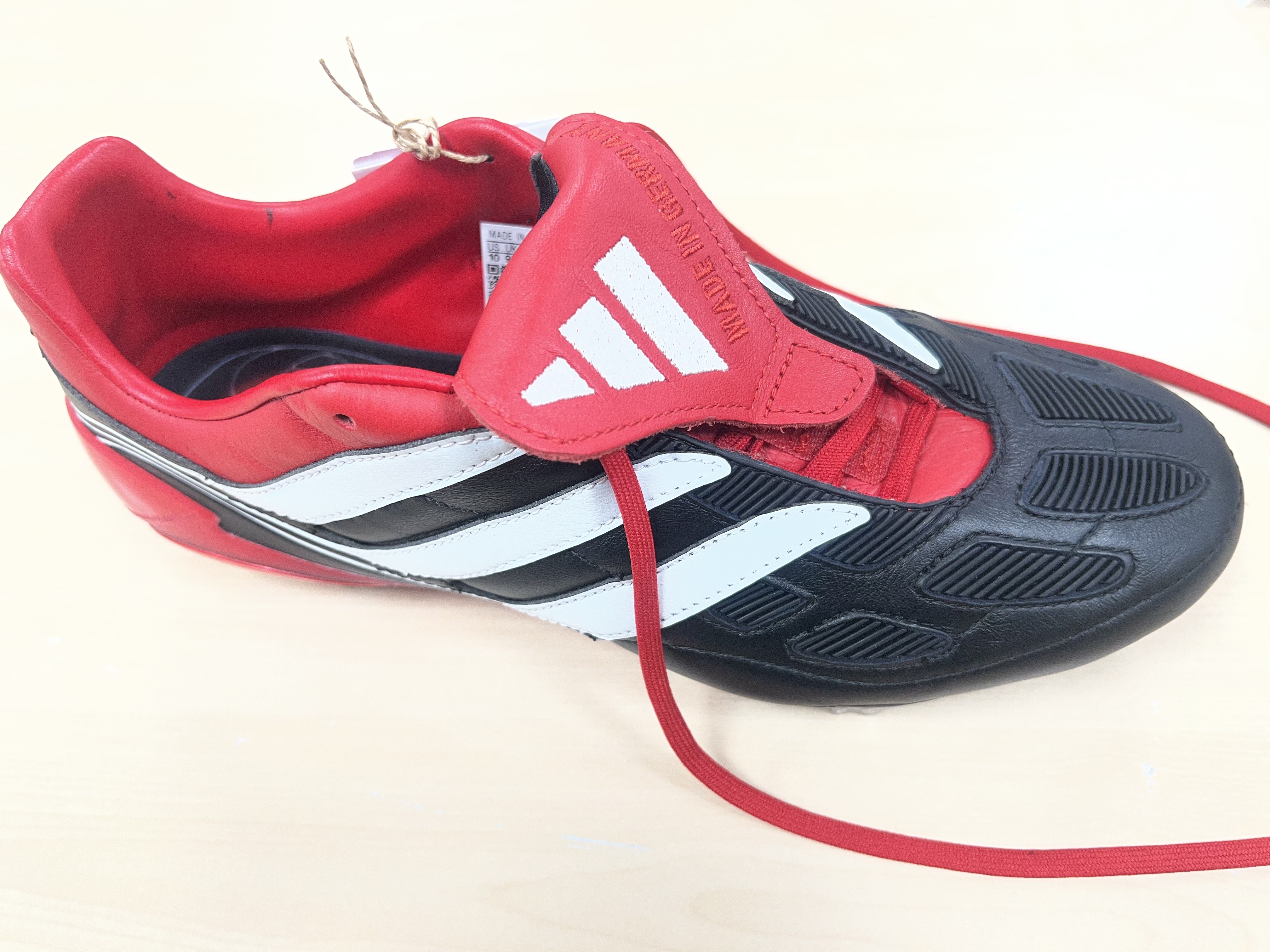 Adidas Predator Precision FG Core Black Cloud White 착용 스타일