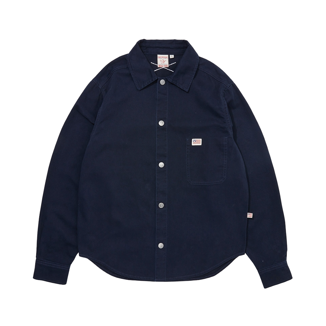 TRA3SHU103NNV True Religion Essential Wide Woven Shirts_Navy