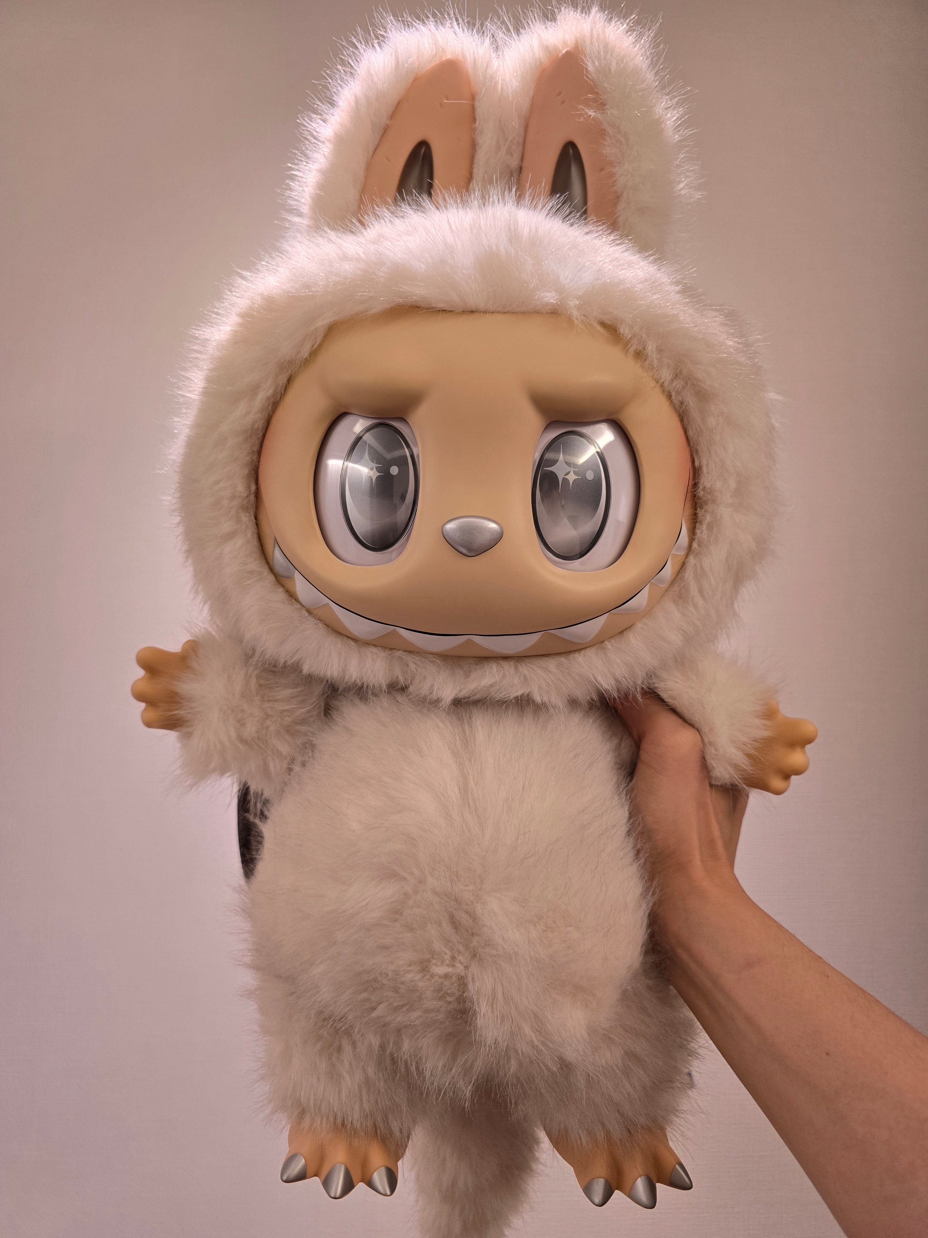 Pop Mart Labubu Let's Play Together Doll Series Duoduo Keyring (Opened Case), Pop Mart The Monsters Zimomo Angel In Clouds Vinyl Face Doll 착용 스타일 - 3