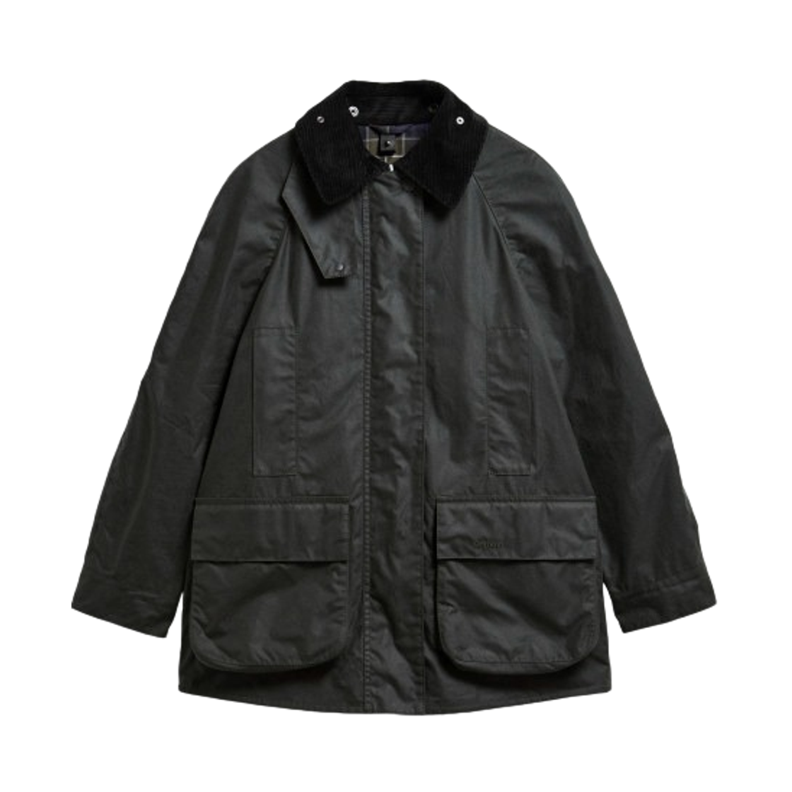 (W) 바버 x 아르켓 페어게임 왁스드 자켓 세이지((W) Barbour x Arket Fairgame Waxed Jacket Sage) - 1