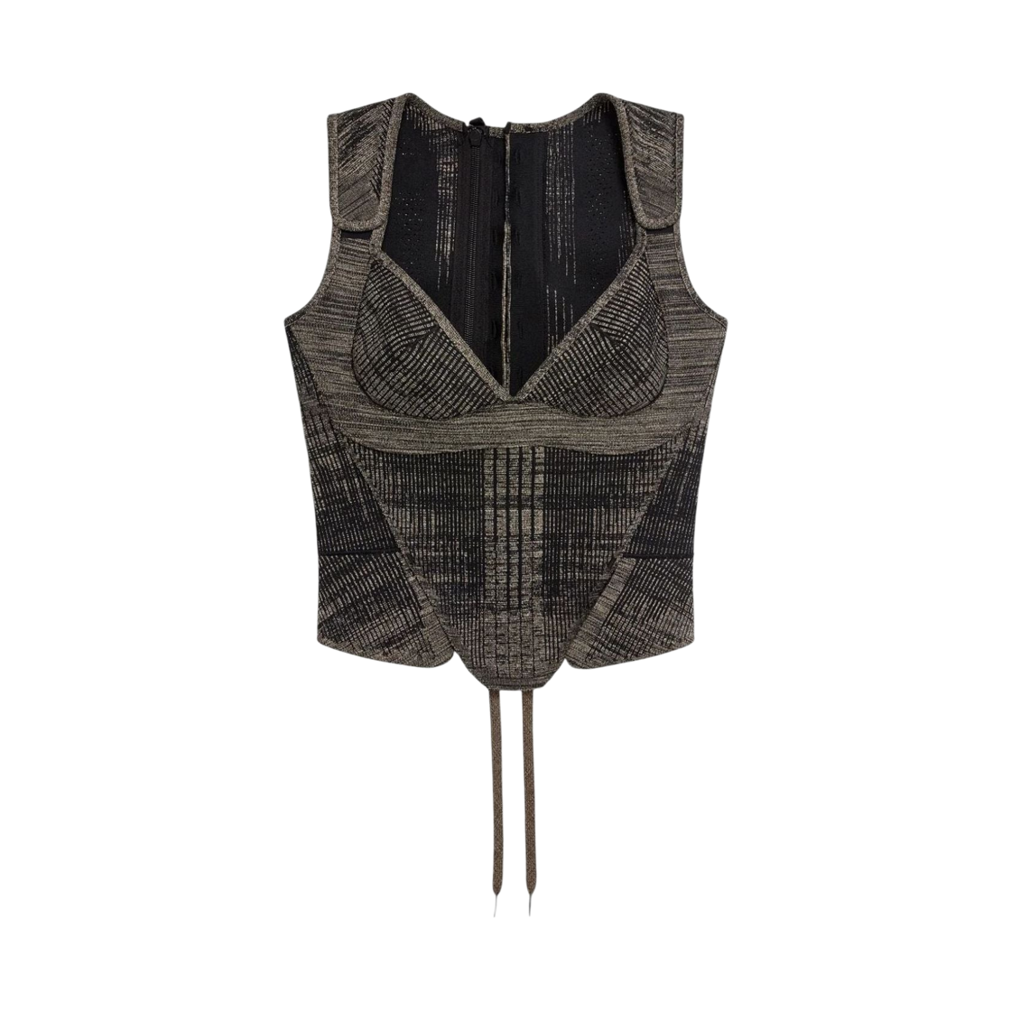 HQ4235-010 (W) Nike x Knwls Scythe Corset Black Beige (HQ4235-010)