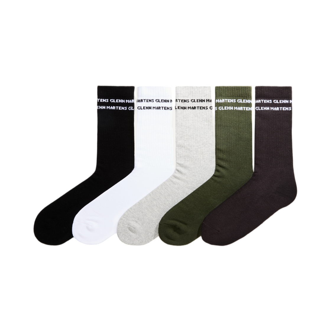 에이치앤엠 x 글렌 마틴스 삭스 화이트 (5개 세트)(H&M x Glenn Martens Socks White (Set of 5))