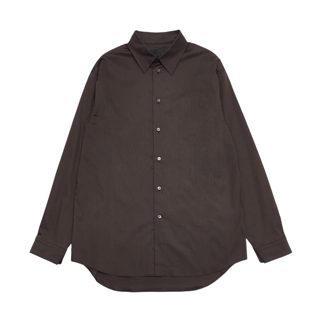 - Mudule Oversized Shirt Brown Burgundy