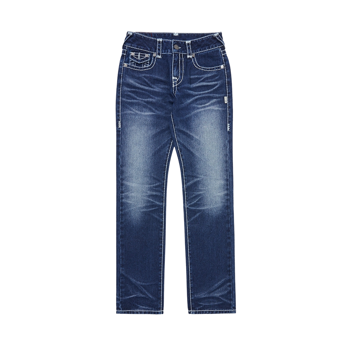 TRA3PTU103WID True Religion Ricky Straight Pants MK2_Washed Indigo