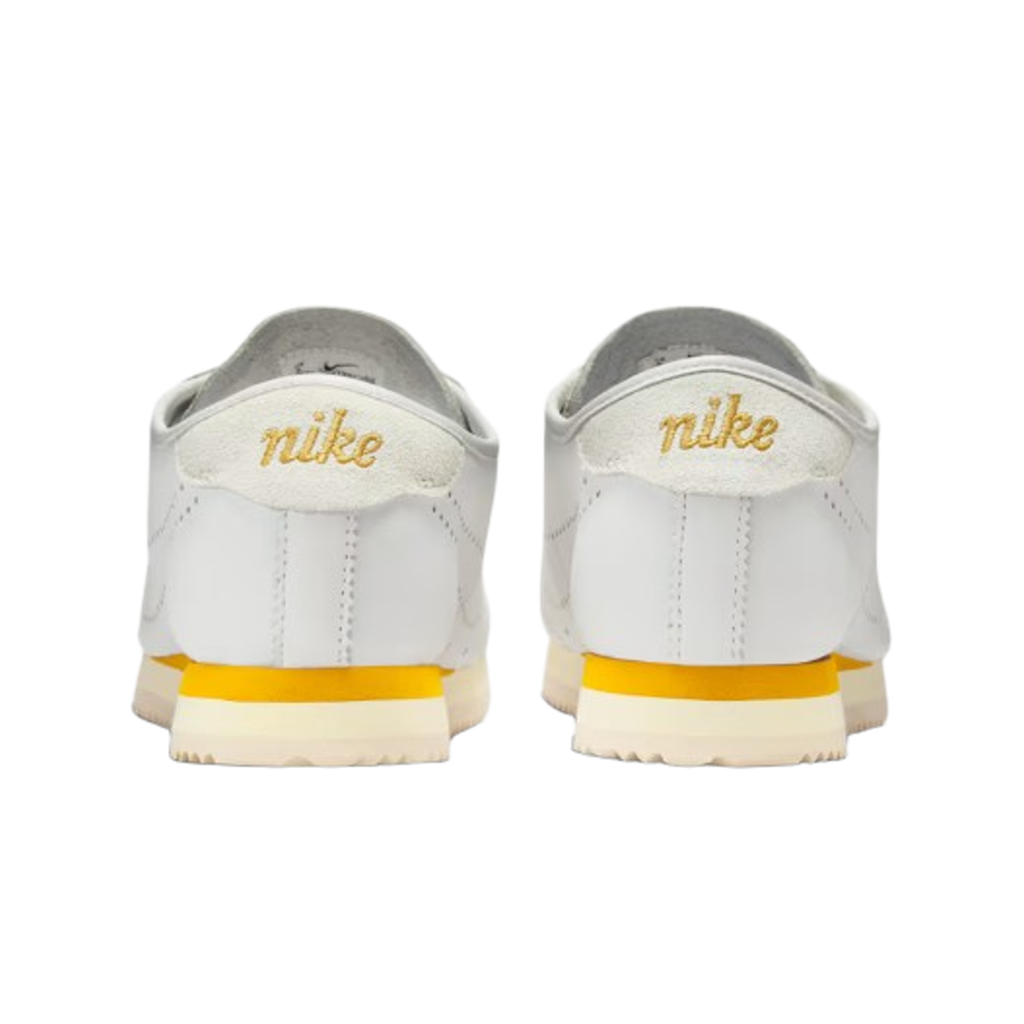 (W) 나이키 코르테즈 레더 화이트 라이트 본((W) Nike Cortez Leather White Light Bone) - 3