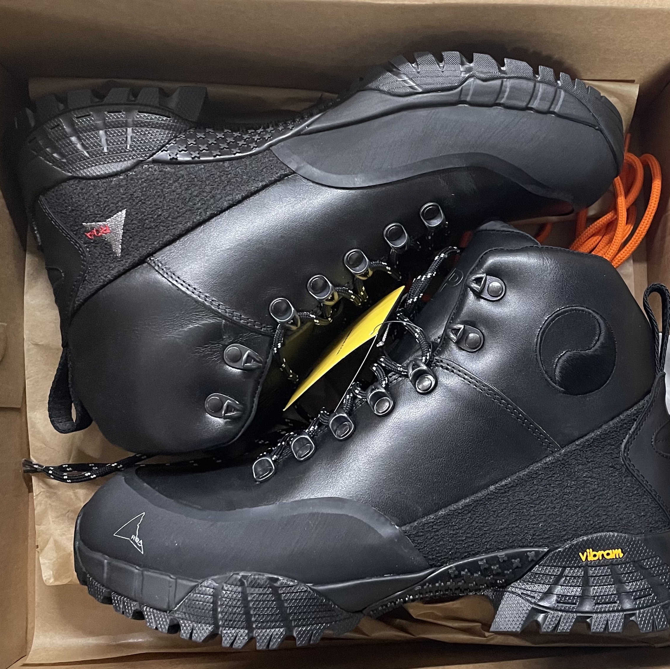 Roa Hiking x Our Legacy Work Shop Andreas Boots Black 착용 스타일
