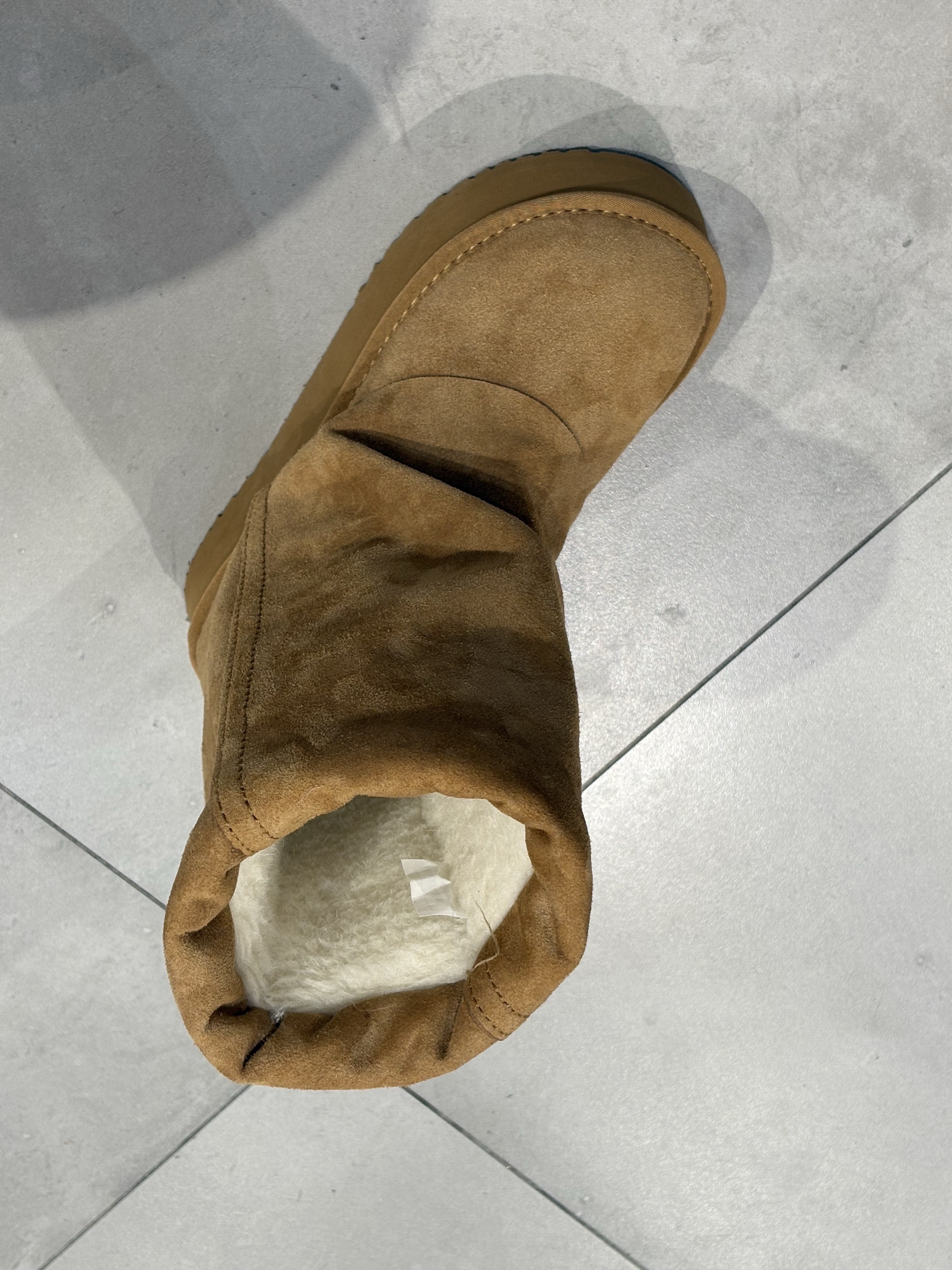 (W) Rockfishweatherwear Maxi Middle Folded Boots Chestnut 착용 스타일