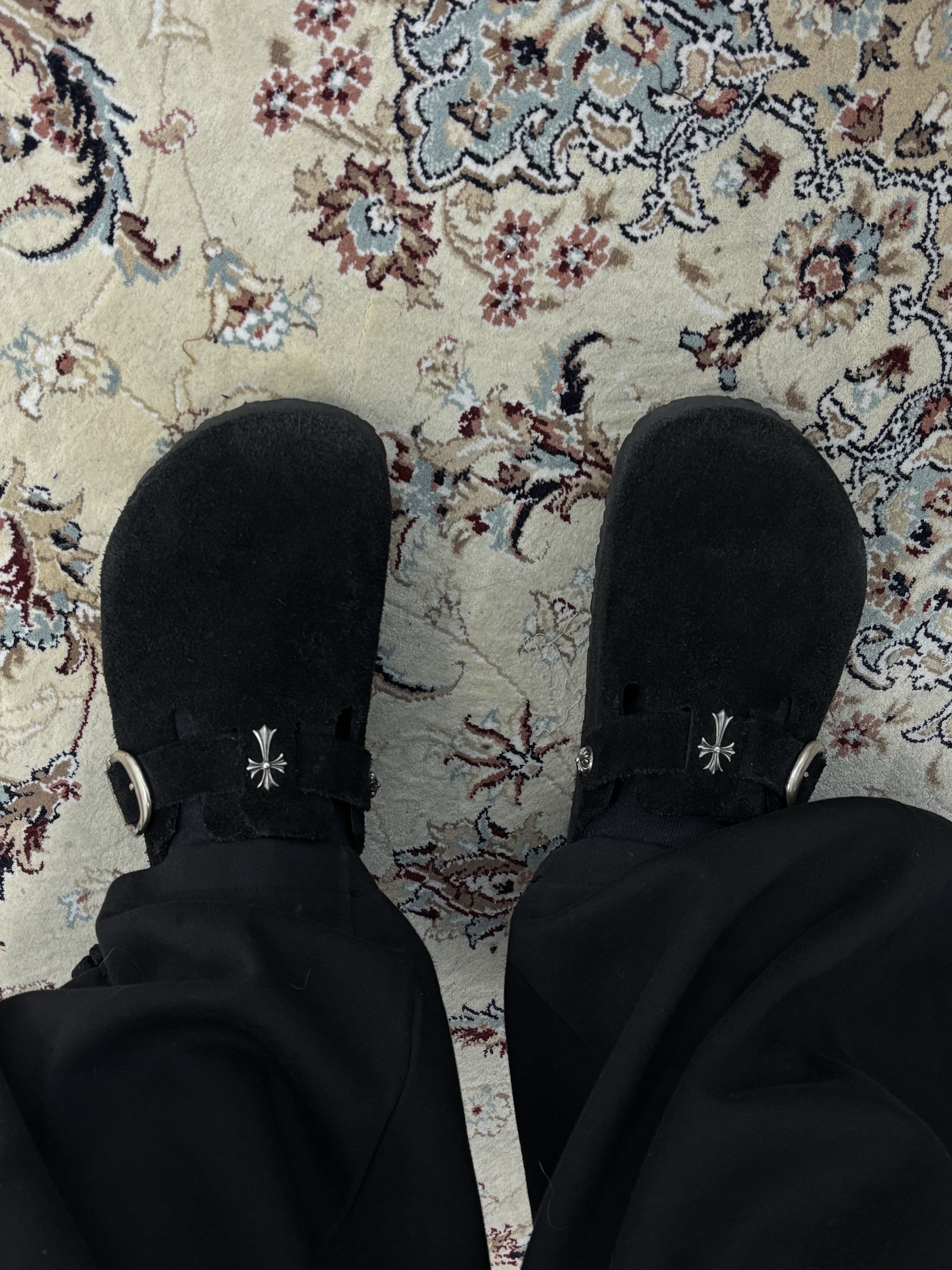 Dr. Martens x Rick Owens Quad Sole Steel Toe Boots Black 착용 스타일 - 3